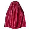 Red Satin Portable Changing Cloak Cover-Ups Instant Shelter Beach Cover Cloth Changing Robe for Pool Beach Camping