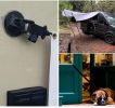 Wilderness car tent suction cups  Black suction cups with rope pegs Tent rubber suction cup pendant
