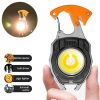 Keychain LED Flashlights, Rechargeable Flashlights with Lighter for Outdoor Hiking