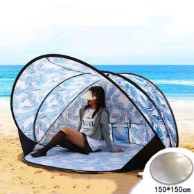 Full-automatic Folding Tent On Beach (Option: Maple leaves-Tide cushion)