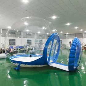 Outdoor Large Inflatable PVC Transparent Tent (Option: Blue-Diameter 5M-EU)