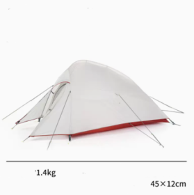 Tent Outdoor Hiking Camping Rain Proof (Option: 2people light grey)