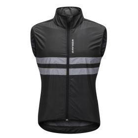 Sleeveless Vest Of Mountain Bike Riding Suit (Option: BL205B black vest-3XL)