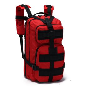 Outdoor Tactical Bag Camping Sports Backpack (Color: Red)