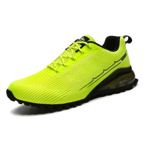 Hiking Shoes Men Trekking Mountain Climbing Boots Backpacking Non-slip Trail Hiking Sneakers Men's Amped Hiking Boots for Male (Color: Green)
