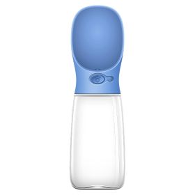 Pet Water Cup Outdoor Portable Water Bottle (Color: Sea blue)