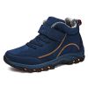 Waterproof Winter Men Boots Warm Fur Snow Women Boots Men Work Casual Sneakers Outdoor Hiking Boots Rubber Ankle Boots Size 48