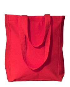 Liberty Bags 8861 Susan Canvas Tote (Color: Red)
