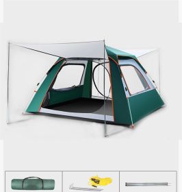 Foldable Automatic Thickening Sunscreen Wild Picnic Home Full Set Camping Tent (Option: Two doors and Windows34-5 Style)