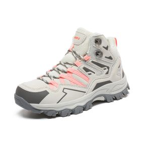 Hiking Same High-top Outdoor Shoes Sneaker (Option: Pink-38)