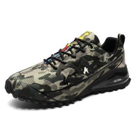 Men's Outdoor Off-road Running Shoes Air Cushion Mountaineering (Option: Camouflage-43)